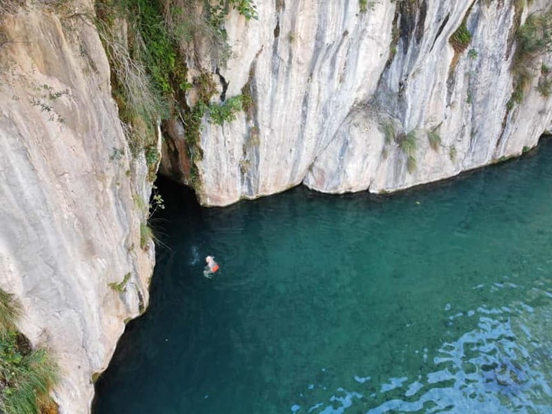 From Valencia: Hot Springs + Waterfalls + Surprise Stop - Salto de la Novia in Navajas