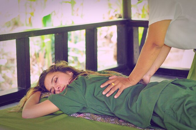 Full-day Massage and Hot Spring Spa Package in Krabi - Warm herbs and neck-and-shoulder work