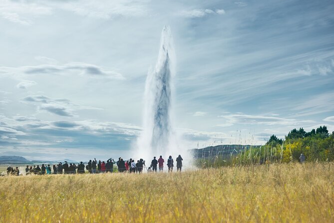 Golden Circle Classic Tour with Secret Lagoon Relaxation - Gullfoss: big water and a short walk