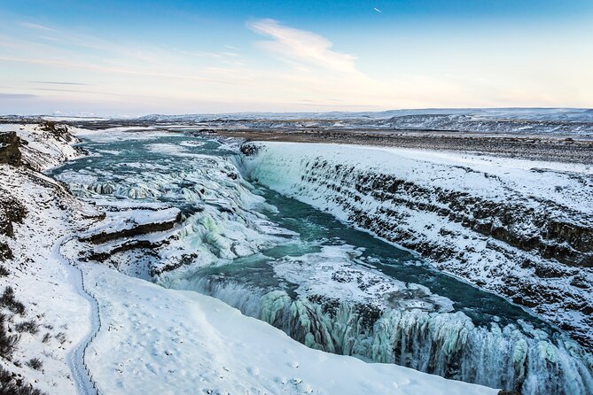 Golden Circle, Kerid and Sky Lagoon Small Group Day Tour - Gullfoss, the waterfall that drops in two stages