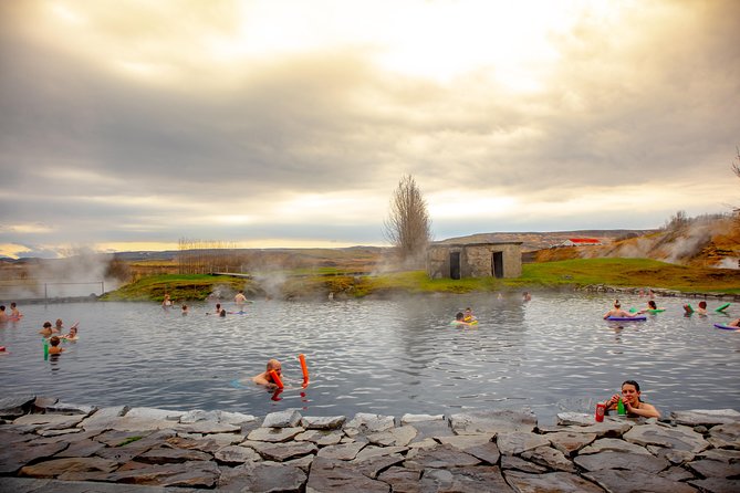 Golden Circle, Secret Lagoon & Kerið Small Group Tour - Secret Lagoon is the day’s most debated stop