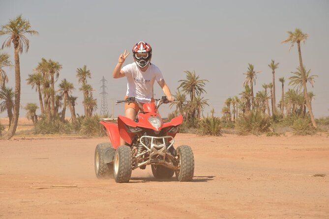 Half day quad bike at landscape of Marrakech and spa Hamam from Casablanca - A 45-minute treatment at Hammam de La Rose