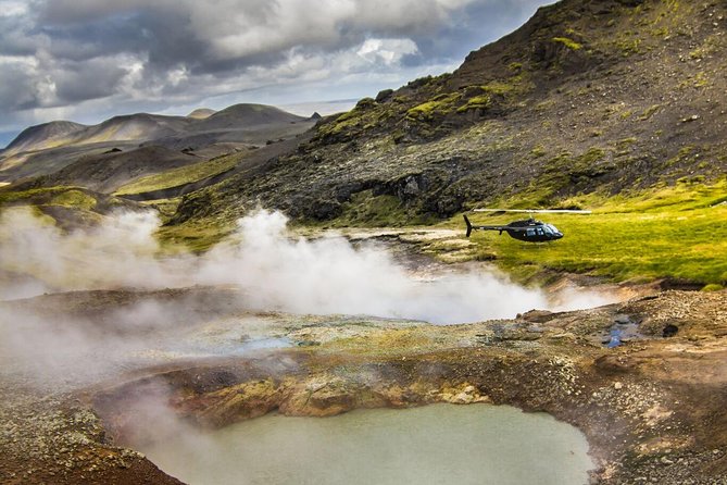 Helicopter Flight Over Geothermal Landscapes from Reykjavik - Why See Iceland by Helicopter?