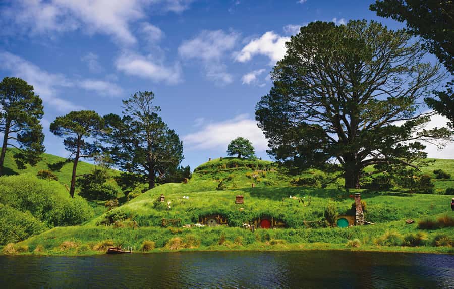 Hobbiton Movie Set & Te Puia Geothermal Valley Private Tour - Walking through the Hobbiton Movie Set