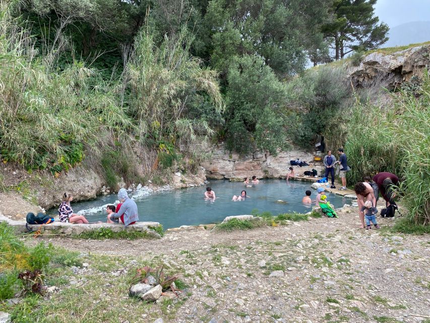 Hot spring and Temple - Riding the tracks near Castellammare del Golfo