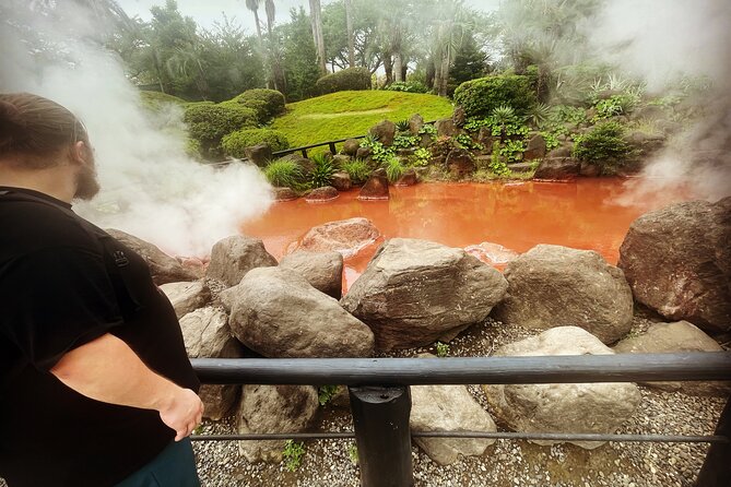 Hot Spring Beppu Onsen with Blue Hell cozy Tour by Car and walk - Walking through Kannawa’s steam-filled streets