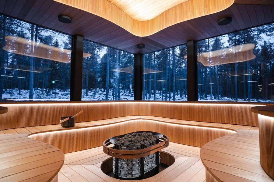 Invisible Arctic Forest Spa: Panorama sauna and hot tubs - A two-hour pause in the Arctic Forest