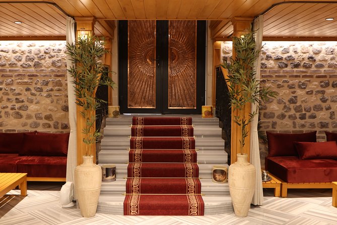 Istanbul Turkish Bath in Ottoman Style at Hammam with Drinks - Changing into a pestemal and entering the bath