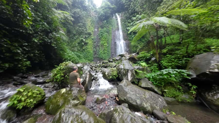 Jakarta: Waterfalls, Volcano, White Crater, Tea, Hot Spring - Curug Nangka is the main waterfall stop