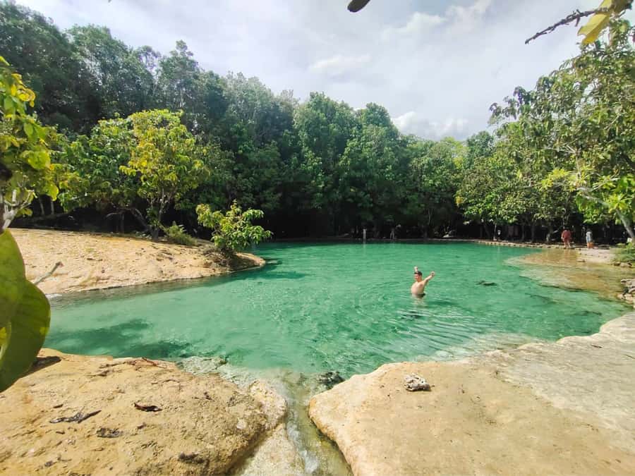 Ko Lanta: Full Day Emerald Pool&Hot Spring With Tiger Temple - Facing the 1,260 steps at Tiger Cave Temple