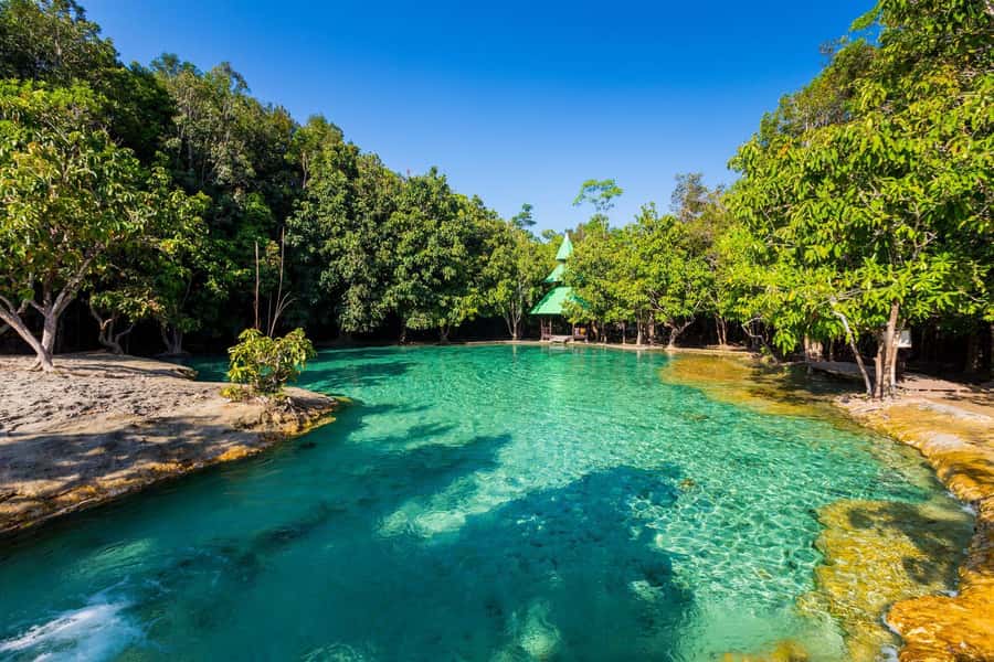 Krabi: Emerald Pool and Hot Spring Waterfall with ATV Riding - Forty-five minutes on an ATV, in theory