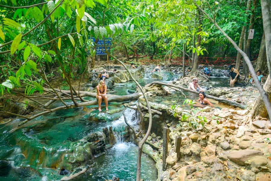 Krabi Private Escape: Emerald Pool, Hot Springs & Tiger Cave - Hot Stream Krabi and the natural spa stop