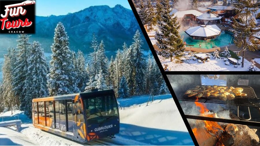 KRAKOW ZAKOPANE TOUR CABLE CAR THERMAL BATHS & HOTEL PICKUP - Chochołów and its wooden houses