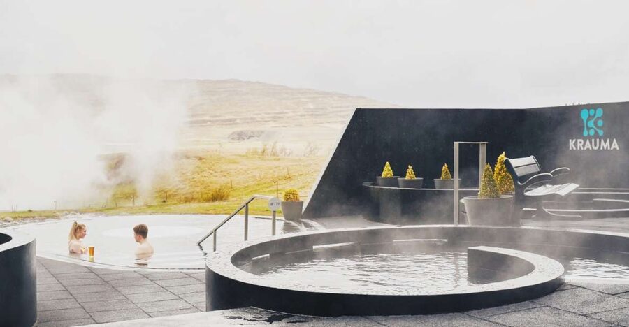 Krauma Geothermal Baths Entrance Ticket - Six pools, five warm and one cold