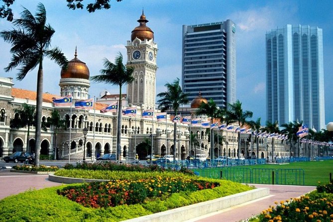 Kuala Lumpur City Tour plus Batu Caves, Hot Springs & Waterfalls - Mosques, railway architecture, and Lake Gardens