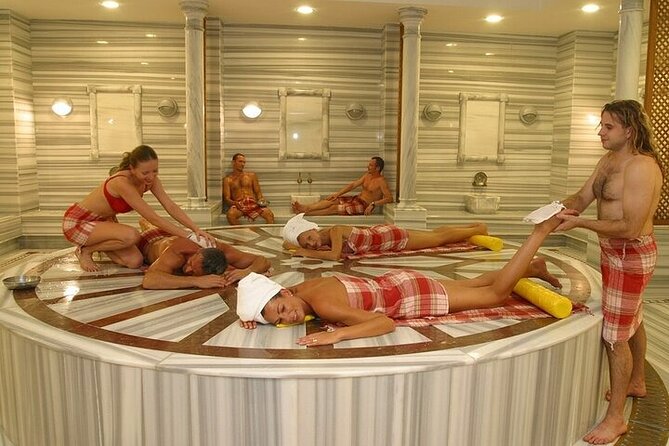 Kusadasi Half Day Walking Tour and Turkish Bath Experience - The Adasaray Hammam treatment