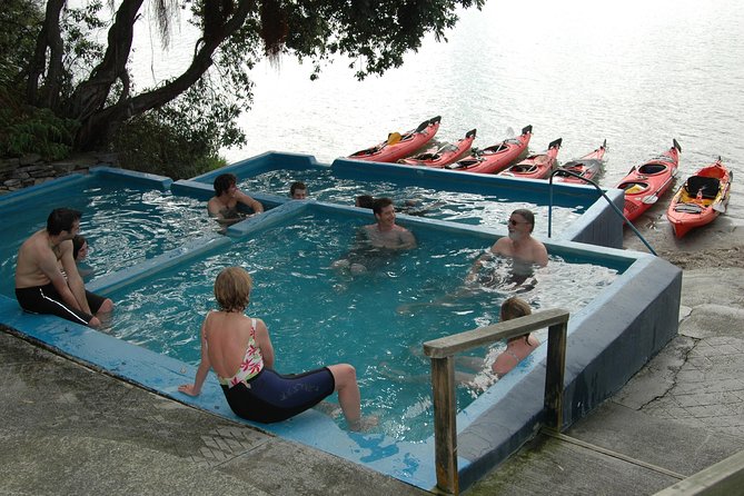 Lake Rotoiti Evening Kayak Tour including Hot Springs, Glowworm Caves and BBQ Dinner - Paddling Across Lake Rotoiti
