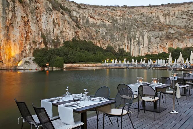 Lake Vouliagmeni Thermal Spa And Temple Of Poseidon Tour - The coastal road and Lagonisi views