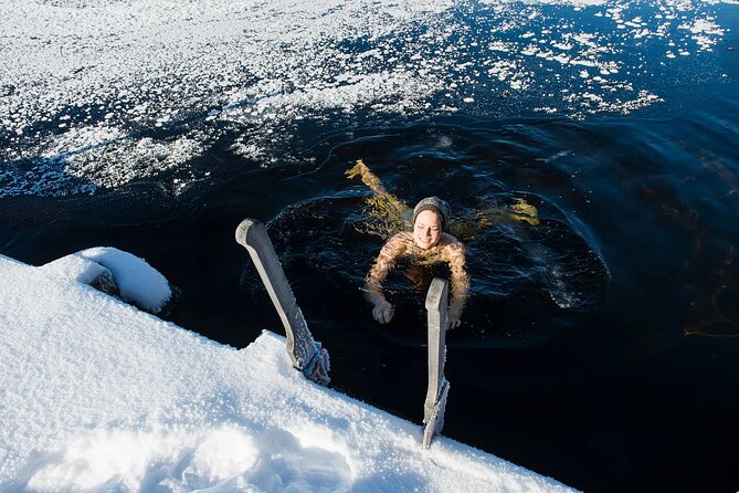 Lakeside Sauna Trip with Ice Fishing and Ice Swimming - Who will enjoy this most