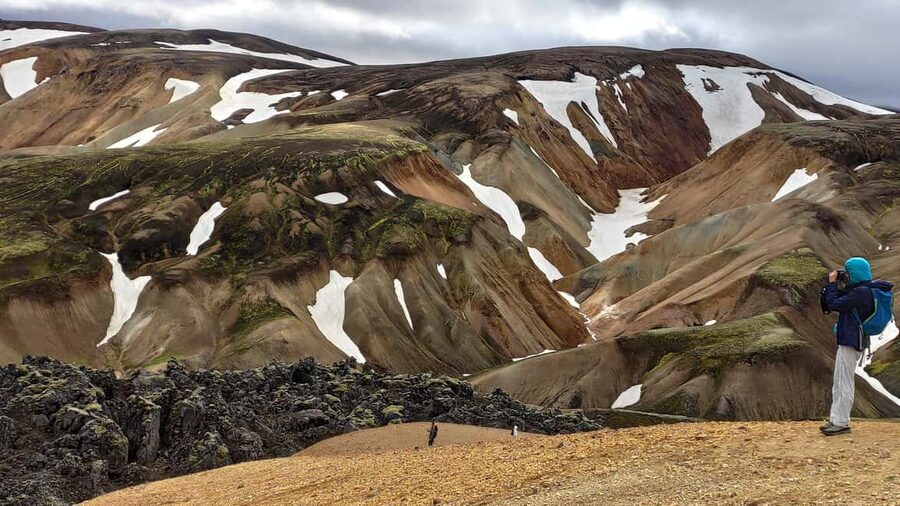 Landmannalaugar Hike and Hot Springs from Reykjavik & Hella - Colorful mountains, lava, and geothermal details