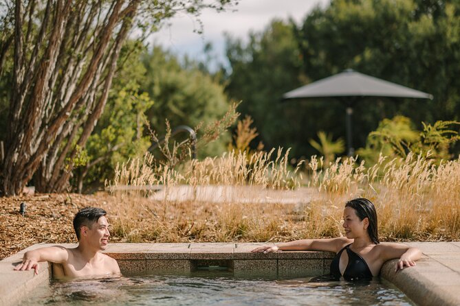 Luxury Geothermal Springs in the Mornington Peninsula - The included locker, robe, and changing facilities