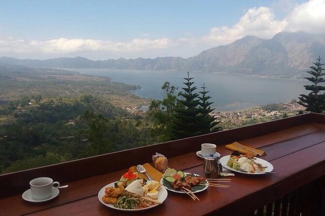 Monkey Forest, Holy Water Temple & Hot Springs Tours - Mount Batur lunch with a volcano view