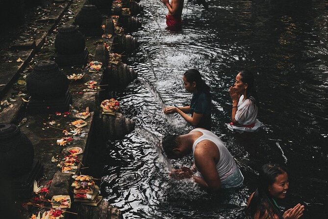 Monkey Forest, Holy Water Temple & Hot Springs Tours - Relaxing at Batur Natural Hotspring