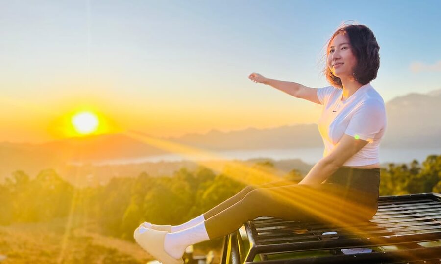 Mount Batur: Jeep Sunrise Adventure and Hot Spring - The early-morning ride to Mount Batur