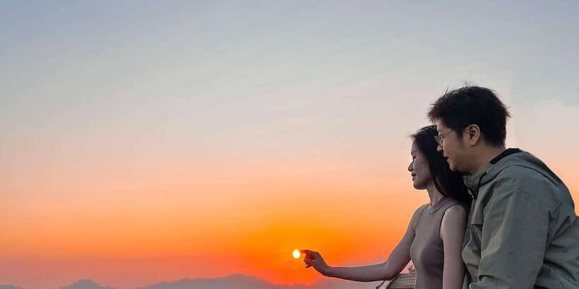 Mount Batur Jeep Sunrise and Hot Spring - All Inclusive Tour - Sunrise views across the caldera and Lake Batur