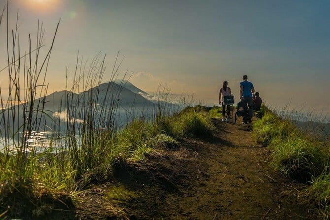 Mount Batur Sunrise Trekking with Optional Hot Spring - Walking down toward Toya Bungkah