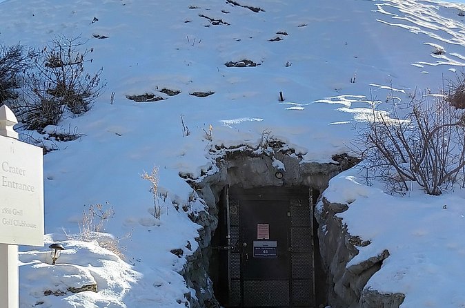 Natural Indoor Hot Spring and Spa Utah Crater Soak & Swim - The 90F crater is the main event