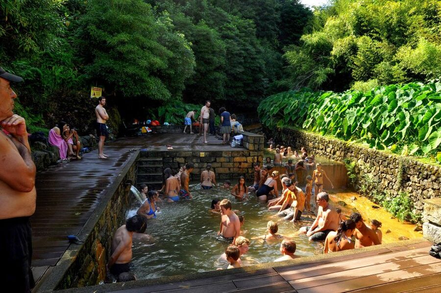 Nordeste: Waterfall, Hot Spring and Viewpoints Full-Day Tour - Povoação brings a local lunch break