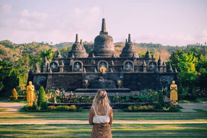 North Bali highlights: Buddhist temple, Waterfall & hot spring - Banyumala Twin Waterfalls rewards the walk