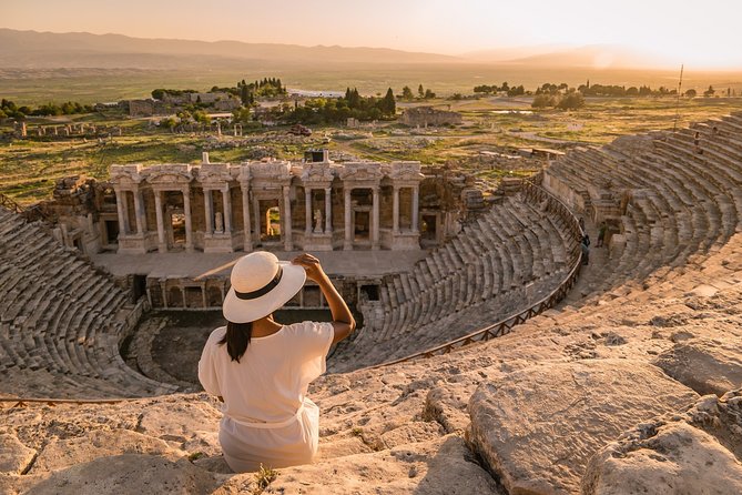 Pamukkale, Hot Springs, Travertines Tour Incl. Lunch f/Bodrum - Hierapolis, the ancient city above the springs