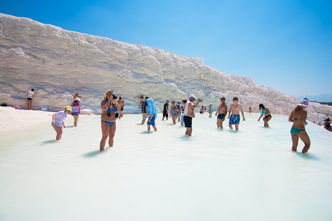 Pamukkale, Hot Springs, Travertines Tour Incl. Lunch f/Bodrum - Karahayit and the red water springs