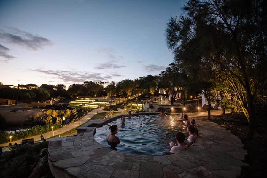 Peninsula Hot Springs: Private Sanctuary and Bathing - The Spa Dreaming Center is the quieter half