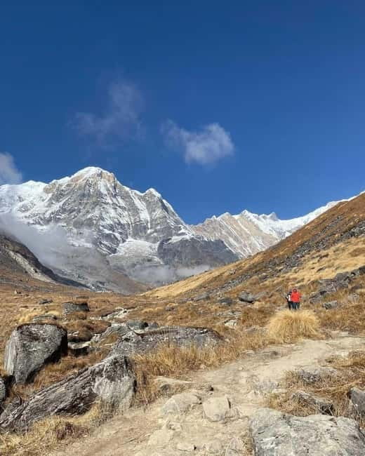Pkr/Kathmandu: 5-Day Annapurna Base Camp & Hot spring Trek - Day three: Machapuchare Base Camp to Annapurna Base Camp