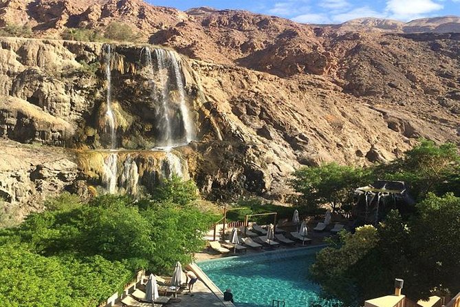 Private Half-Day Ma'in Waterfalls and Hot Springs Tour from Amman - The road beside the Dead Sea