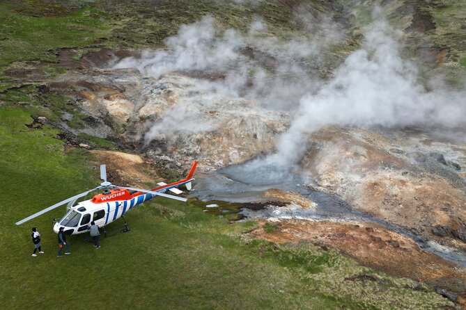 Private Helicopter Tour in Hengill Geothermal Area with Landing - Landing Among Hot Springs and Mud Pools