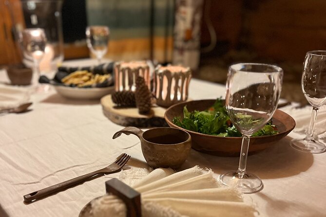 Private Traditional Sauna, Ice Dip and Dinner in the Wilderness - Local dinner with Lappish character