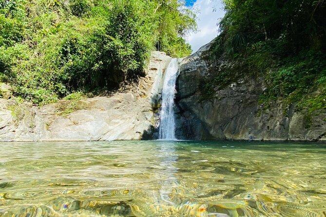 Private Wellness Tour of Puerto Rico Waterfalls and Hot Springs - Swimming and walking at El Salto Collores