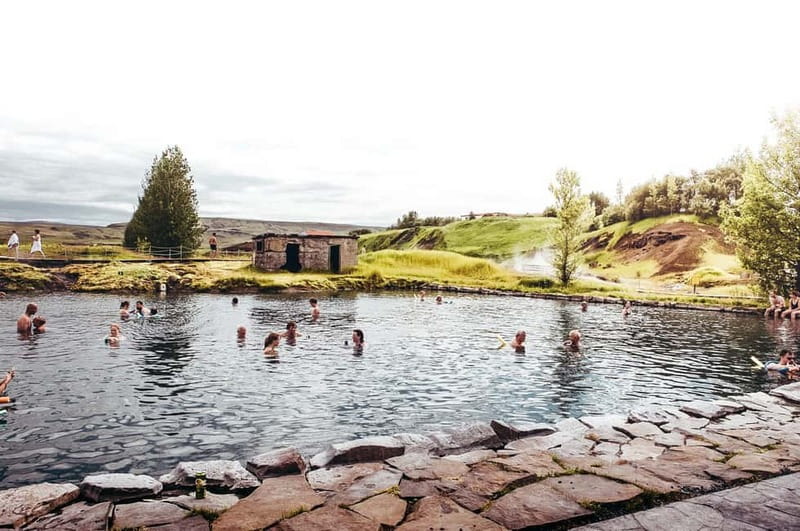 Reykjavík: Glacier Snowmobile and Hot Springs with Pickup - Reaching the Geldingafell base camp
