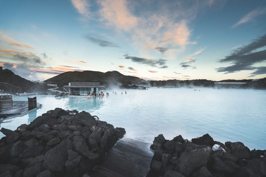 Reykjavík: Golden Circle, Blue Lagoon & Northern Lights Tour - Kerið crater adds color and volcanic scale