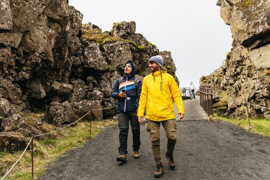 Reykjavik: Golden Circle, Crater & Blue Lagoon Minibus Tour - Gullfoss, Iceland’s great two-level waterfall