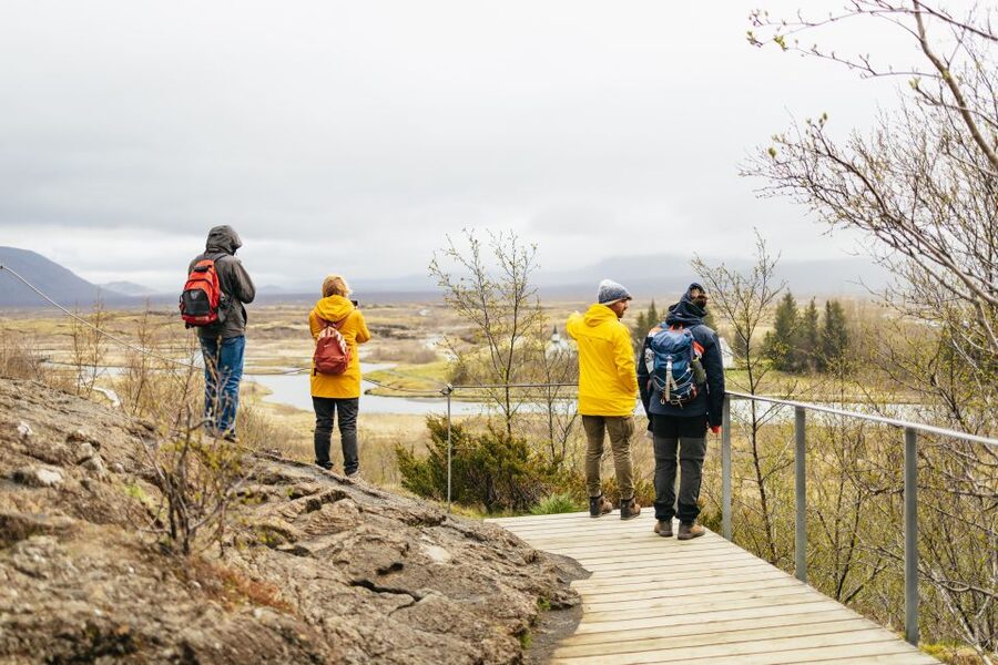 Reykjavik: Golden Circle, Crater & Blue Lagoon Minibus Tour - Food, clothing, and practical preparation