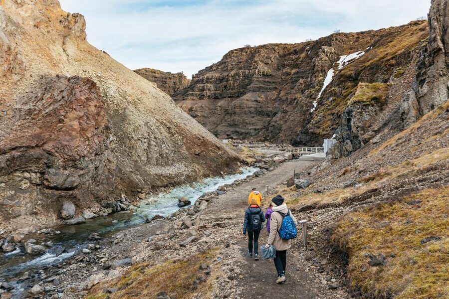 Reykjavik: Silver Circle Tour, Canyon Ride, & Thermal Baths - Hraunfossar and Barnafoss, two very different waterfalls
