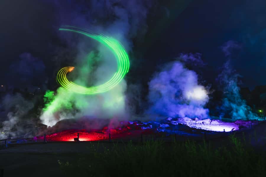 Rotorua: Marama Geyser Light Trail & Geothermal Experience - Starting at Te Puia after sunset