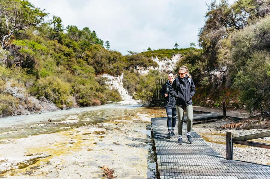 Rotorua: Wai-O-Tapu Geothermal Park Entry Ticket - Start with the Lady Knox Geyser or save it for later
