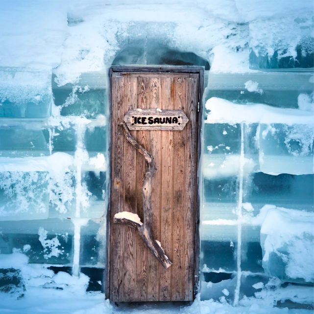 Rovaniemi: Northern Lights Trip with Arctic Sauna & Jacuzzi - Ice swimming in a frozen lake