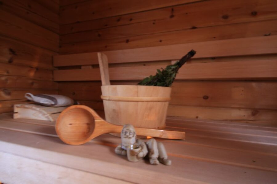Rovaniemi: Private Sauna, Jacuzzi and Dinner - Sauna first, with no special skills needed